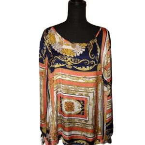 Ashley Stewart Women's Printed Blouse